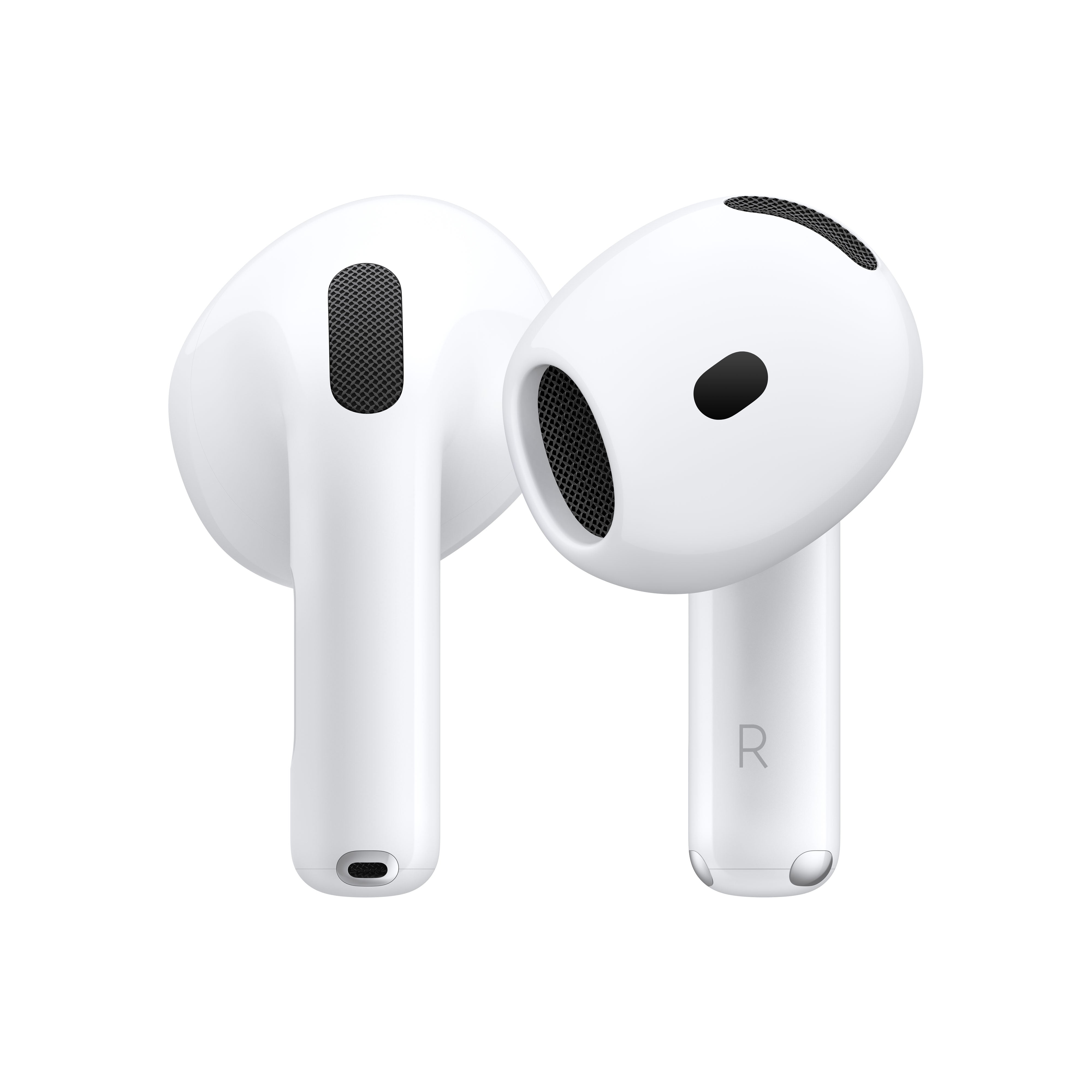 Apple Bluetooth slušalice AirPods 4 (USB-C), TWS, Spatial Audio, H2, IP54, bijele (mxp63zm/a)
