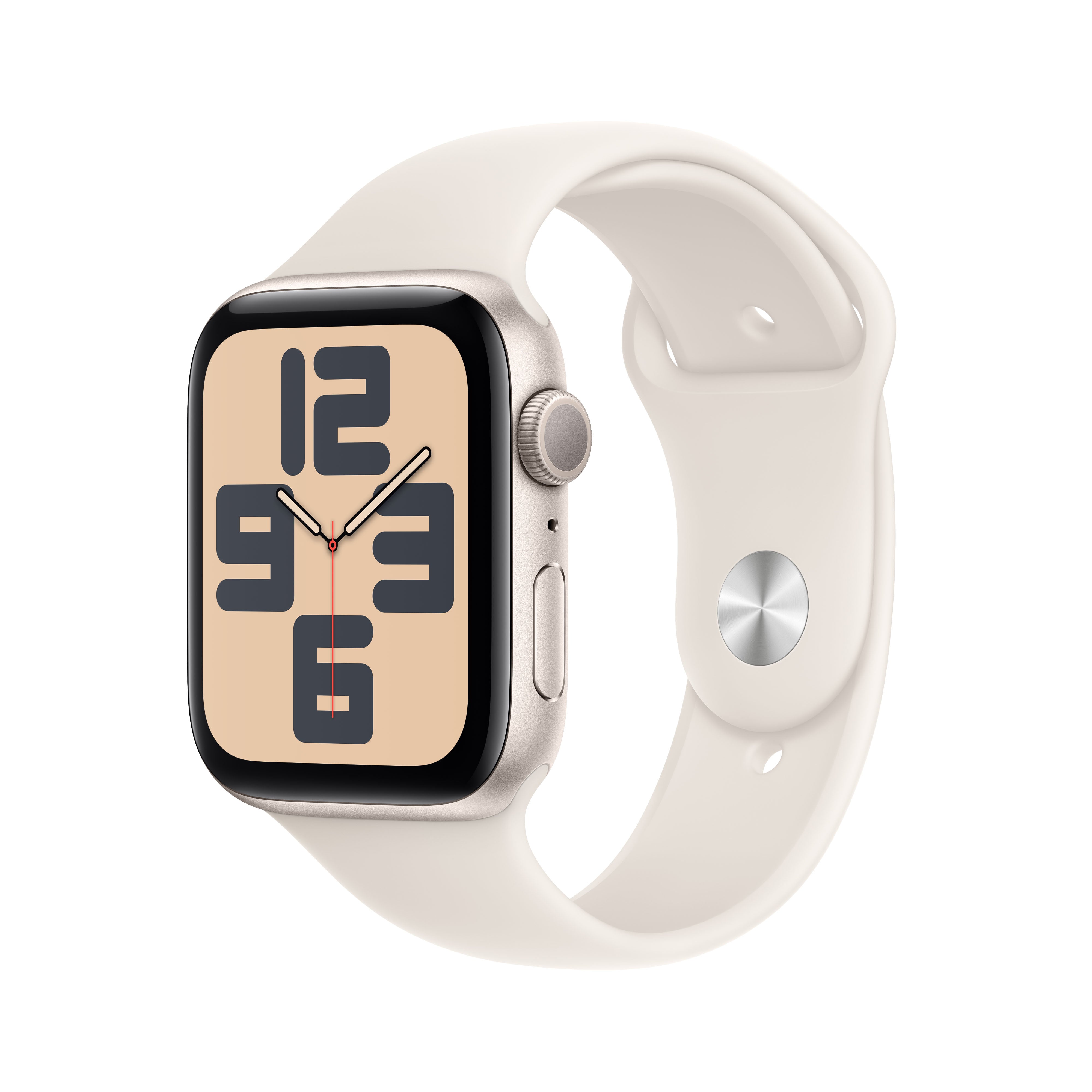 Apple Watch SE GPS 44 mm zvjezdano aluminijsko kućište sa zvjezdanim Sport Band-om S/M