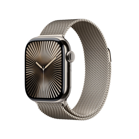 Apple Watch Series 10 GPS + Cellular 42 mm kućište od prirodnog titanija s Milanese Loop-om od prirodnog titanija
