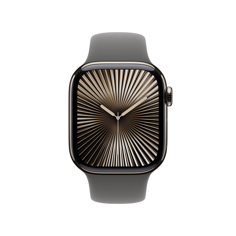 Apple_Watch_Series_10_42mm_LTE_Natural_Titanium_Sport_Band_Stone_Gray_PDP_Image_Position_2__WWEN