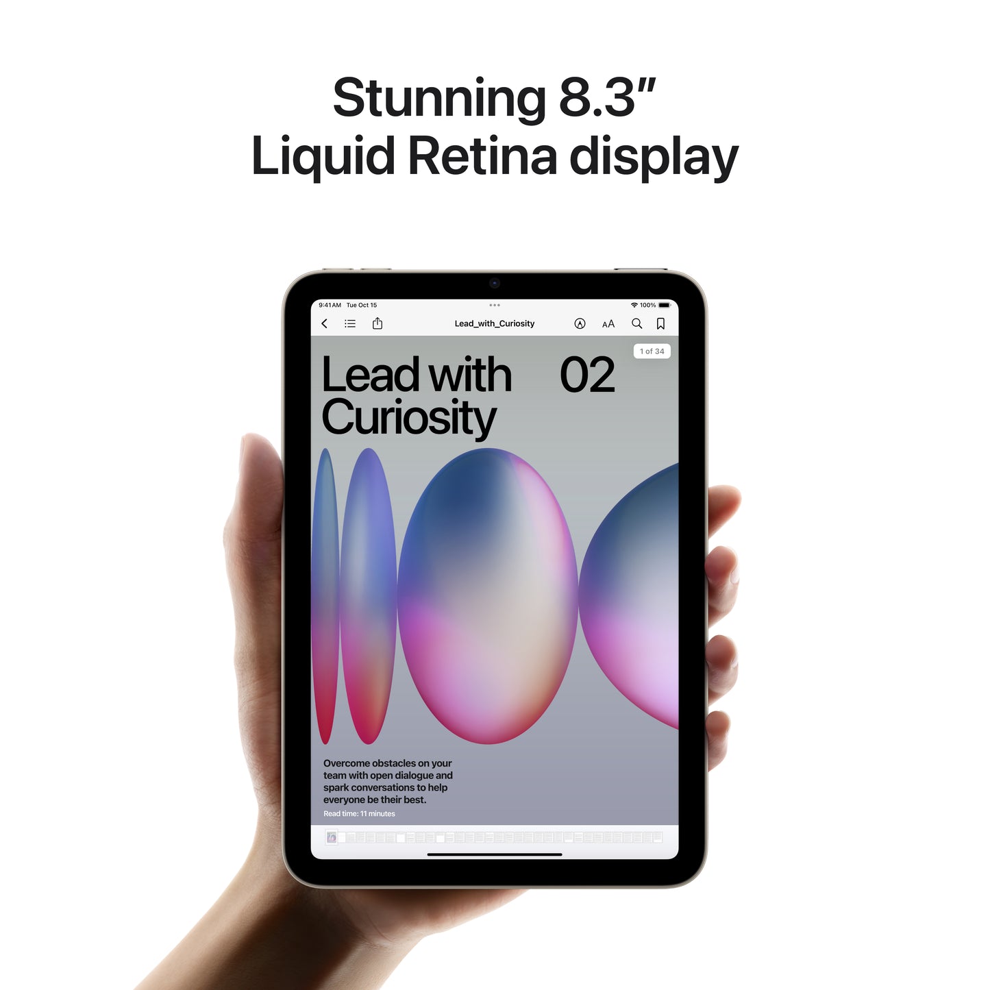 iPad mini Wi-Fi 512GB - Starlight (A17 Pro) - iSTYLE.hr