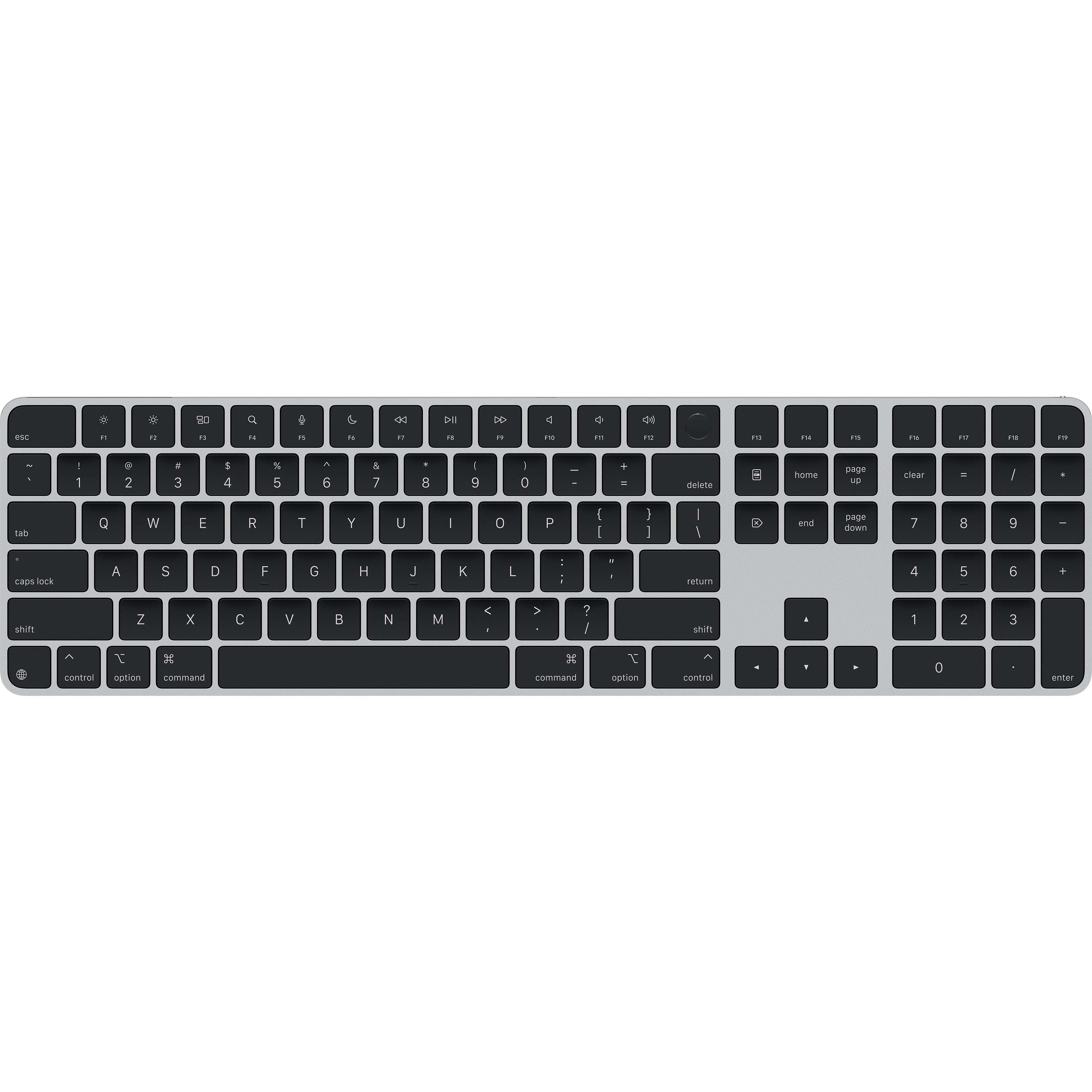 Apple Magic Keyboard (2024) w Touch ID and Numeric Keypad Croatian Black Keys, mxk83cr/a