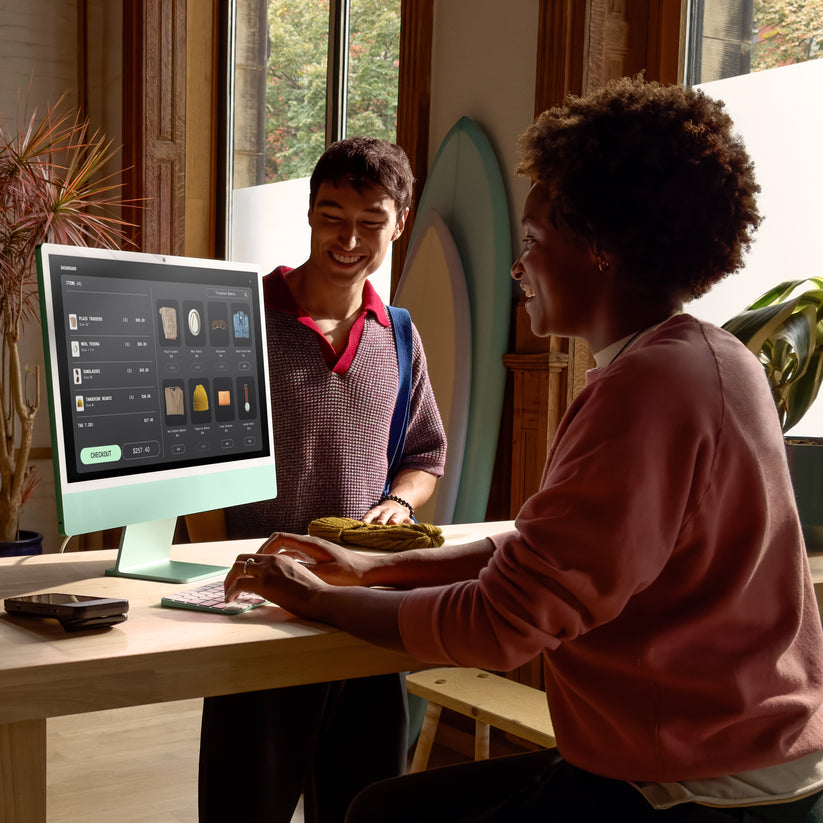 24-inch iMac with Retina 4.5K display: Apple M4 chip with 8-core CPU and 8‑core GPU, 256GB SSD - Pink - International Keyboard - iSTYLE.hr