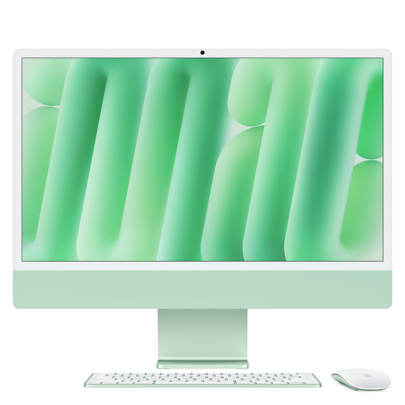 24-inch iMac with Retina 4.5K display: Apple M4 chip with 10-core CPU and 10-core GPU, 256GB SSD - Green - International Keyboard - iSTYLE.hr