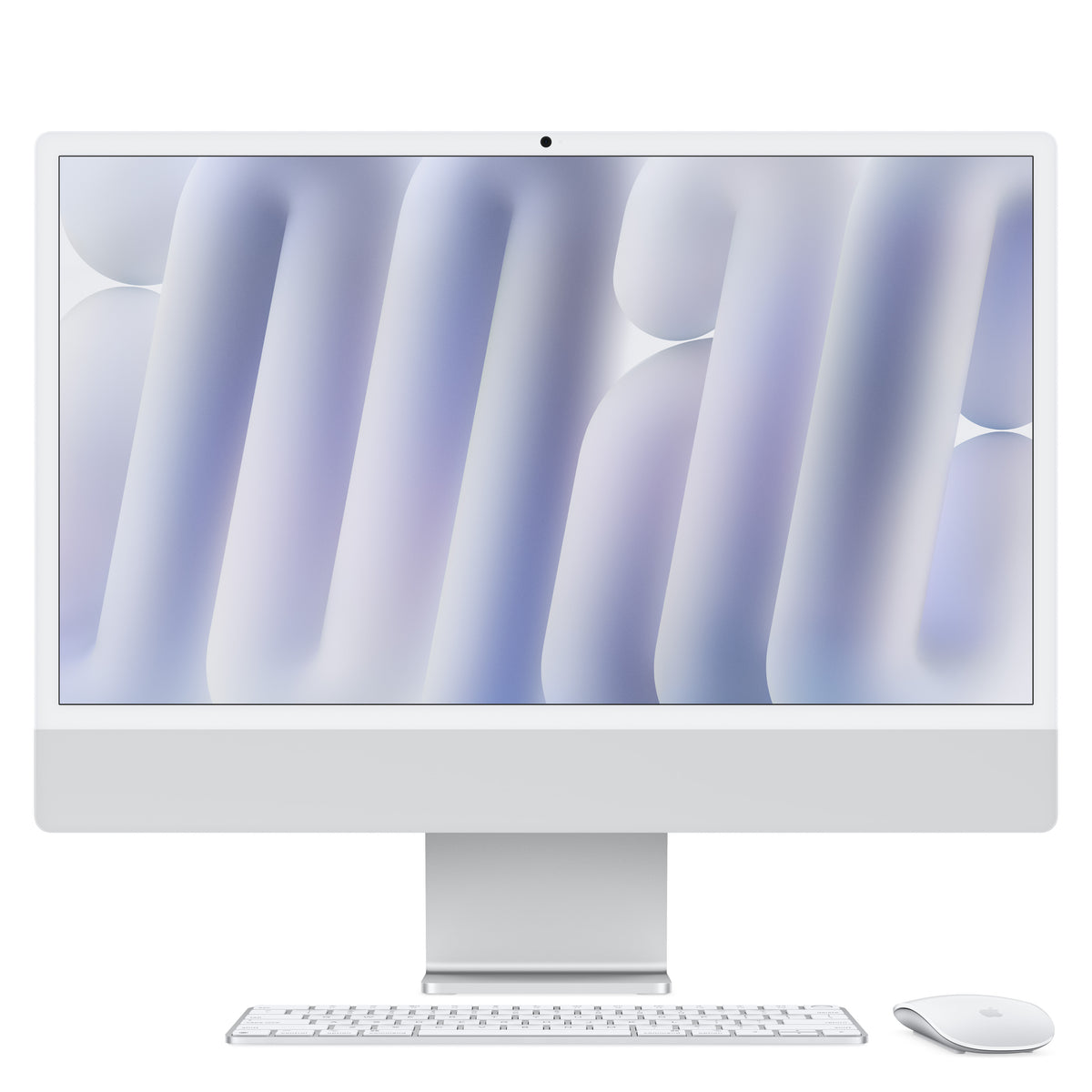 Apple iMac 24" Retina 4.5K, Nano-texture glass, M4 chip with 10-core CPU and 10-core GPU, 256GB SSD, 16GB, Silver, CRO KB (md3h4cr/a)