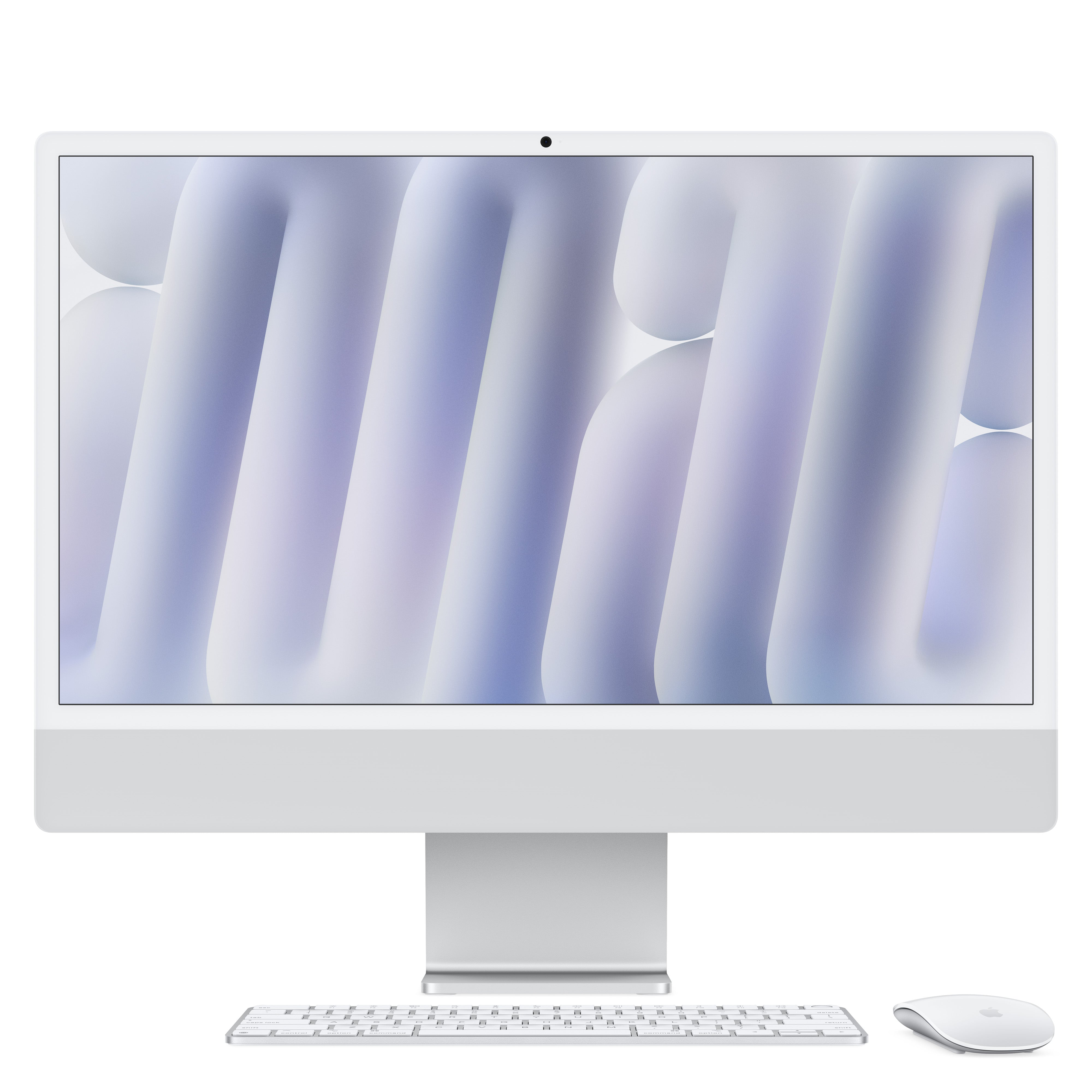 Apple iMac 24" Retina 4.5K, M4 chip with 10-core CPU and 10-core GPU, 16GB, 256GB SSD, Silver, CRO KB (mwuu3cr/a)