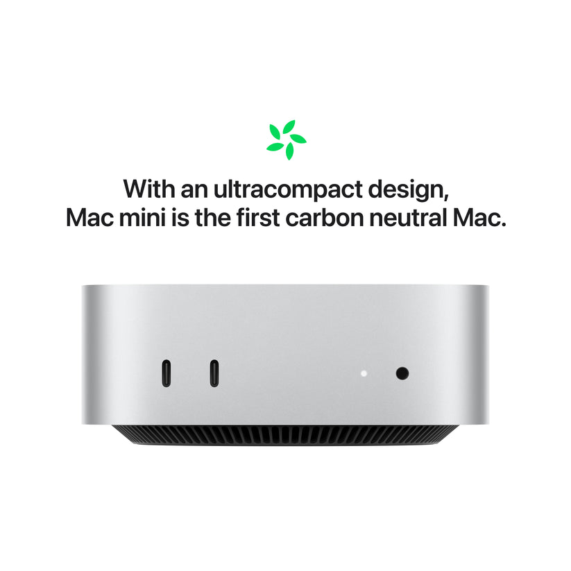 Mac mini: Apple M4 chip with 10-core CPU and 10-core GPU, 512GB SSD - Silver (Copy) - iSTYLE.hr