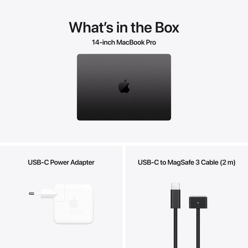 14-inch MacBook Pro: Apple M4 chip with 10-core CPU and 10-core GPU, 1TB SSD - Space Black - iSTYLE.hr