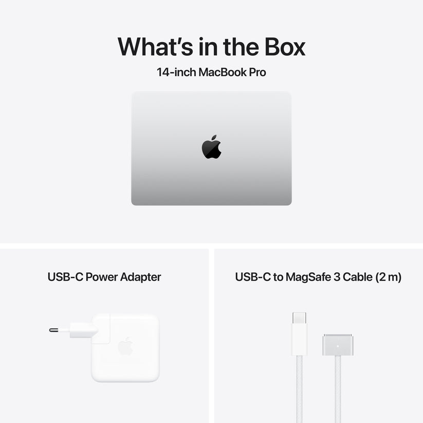 14-inch MacBook Pro: Apple M4 Pro chip with 14‑core CPU and 20‑core GPU, 1TB SSD - Silver - iSTYLE.hr