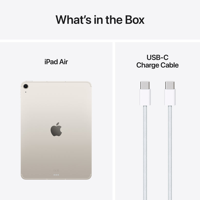 11-inch iPad Air Wi-Fi + Cellular 256GB - Starlight (M3) - iSTYLE.hr