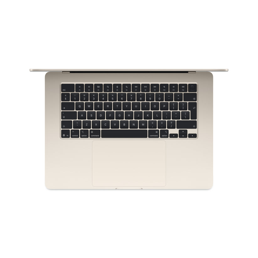 MacBook Air 15 CTO: Čip M4 s 10-jezgrenim CPU i 10-jezgrenim GPU, 2 TB SSD, 32 GB RAM, Međunarodna engleska (QWERTY) - Zvjezdana
