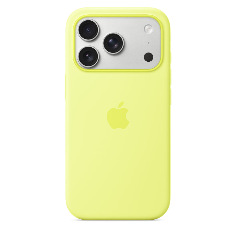 iPhone 17 Pro Silicone Case with MagSafe – Neon Yellow - iSTYLE.hr