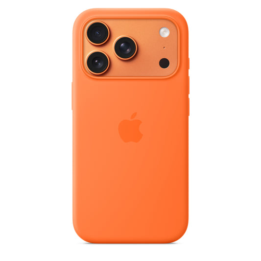iPhone 17 Pro Silicone Case with MagSafe – Orange - iSTYLE.hr