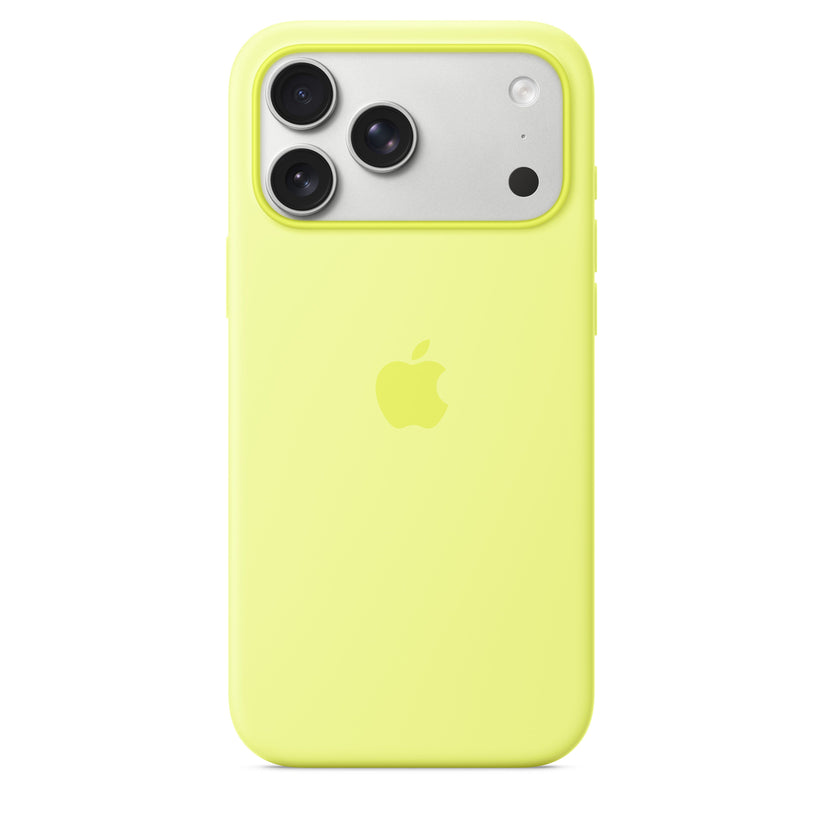 iPhone 17 Pro Max Silicone Case with MagSafe – Neon Yellow - iSTYLE.hr