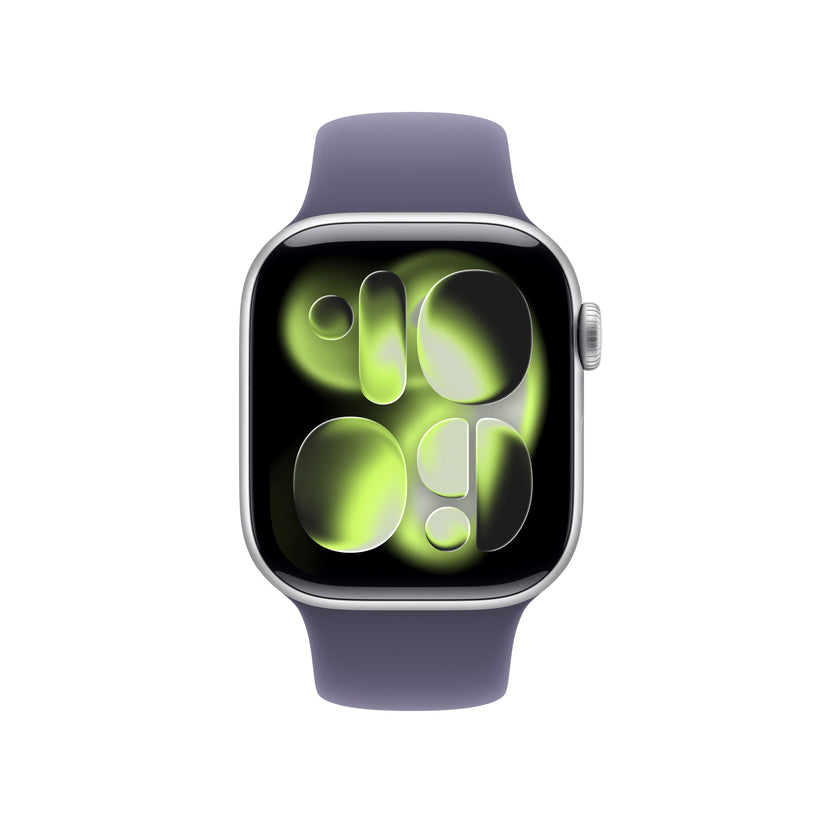 Apple Watch Series 11 GPS 42mm Silver Aluminium Case with Purple Fog Sport Band - S/M - iSTYLE.hr