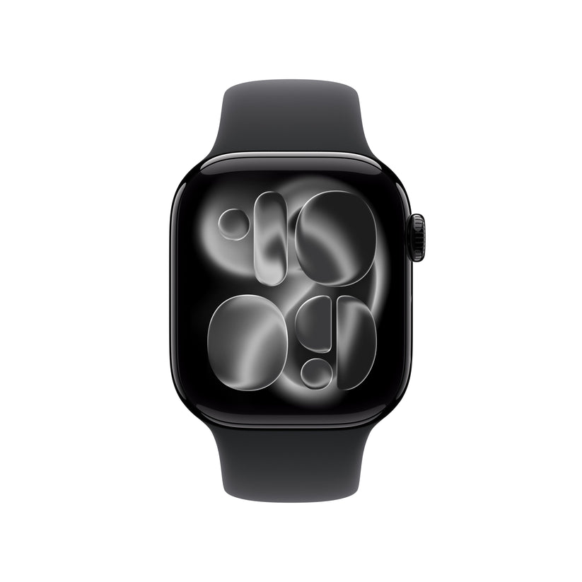 Apple Watch Series 11 GPS + Cellular 42mm Jet Black Aluminium Case with Black Sport Band - S/M - iSTYLE.hr