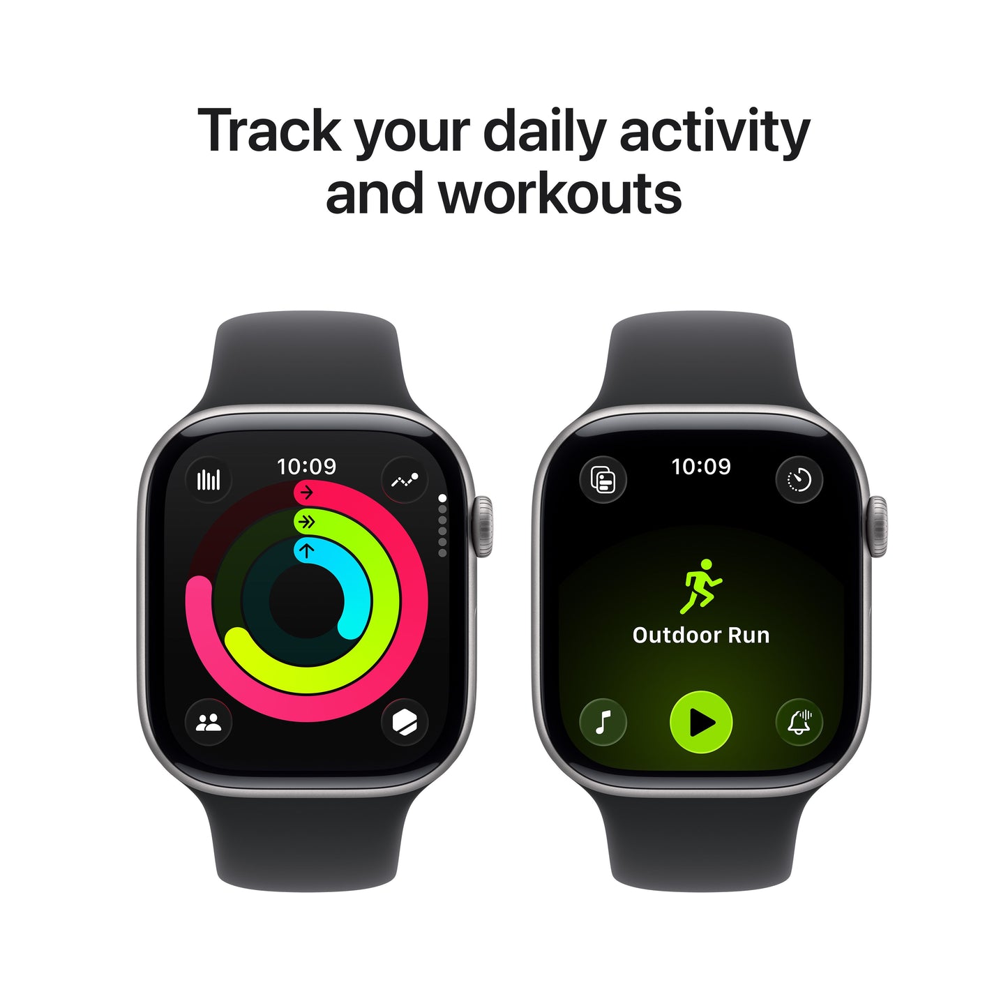 Apple Watch Series 11 GPS 46mm Space Grey Aluminium Case with Black Sport Band - M/L - iSTYLE.hr
