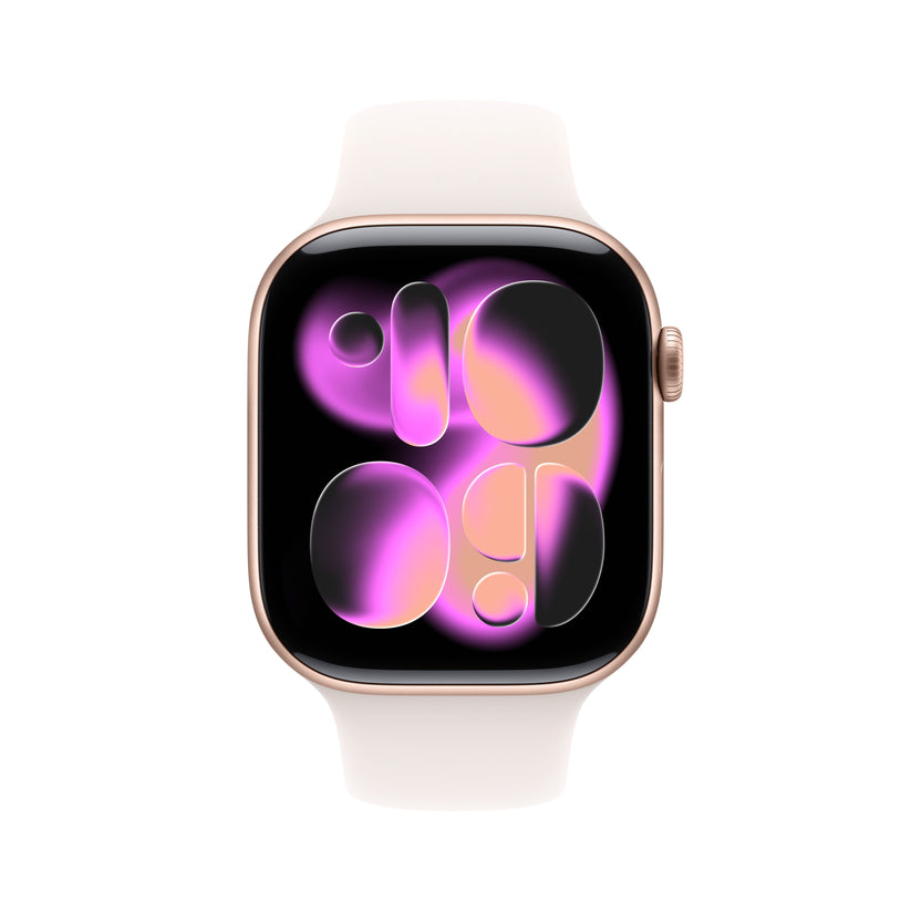 Apple Watch Series 11 GPS + Cellular 46mm Rose Gold Aluminium Case with Light Blush Sport Band - M/L - iSTYLE.hr