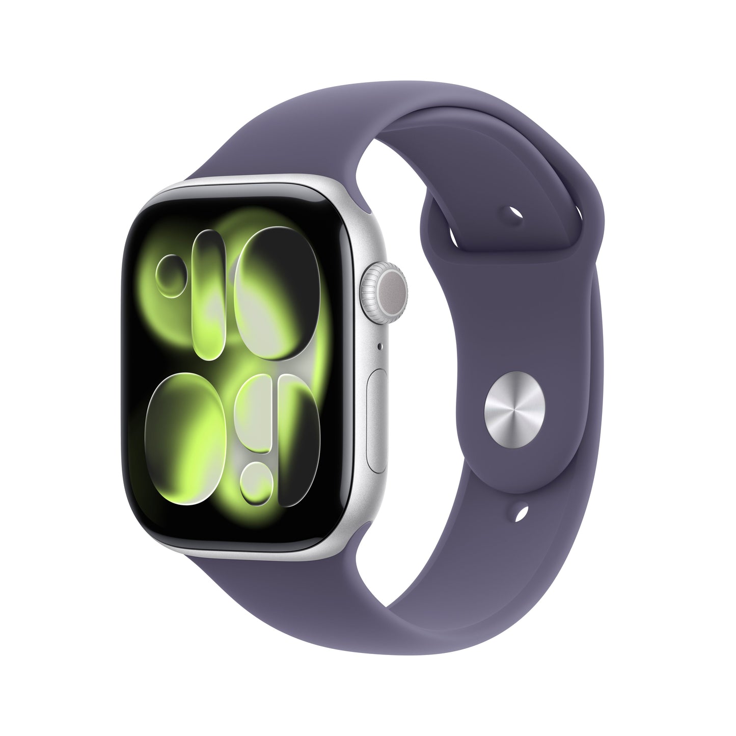Apple Watch Series 11 GPS + Cellular 46mm Silver Aluminium Case with Purple Fog Sport Band - M/L - iSTYLE.hr