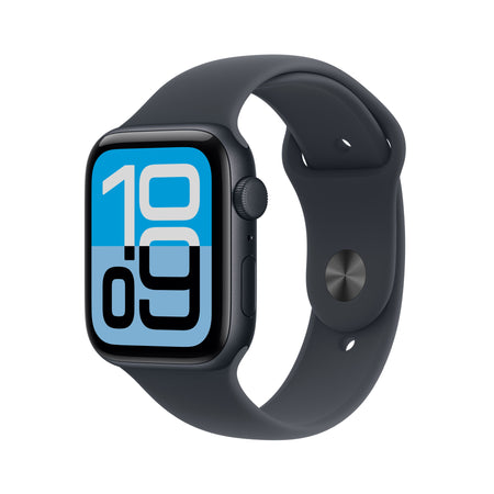 Apple Watch SE 3 GPS 44 mm ponoćno aluminijsko kućište s ponoćnim Sport Band-om - M/L