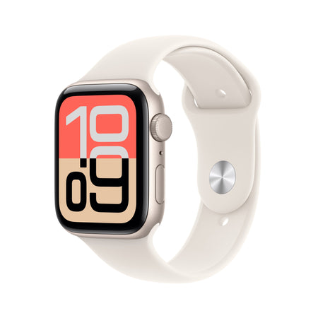 Apple Watch SE 3 GPS 44 mm zvjezdano aluminijsko kućište sa zvjezdanim Sport Band-om - S/M