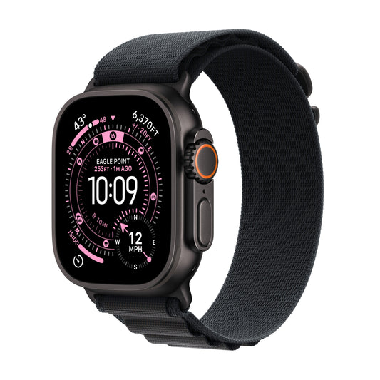 Apple Watch Ultra 3 GPS + Cellular 49mm Black Titanium Case with Black Alpine Loop - Large - iSTYLE.hr