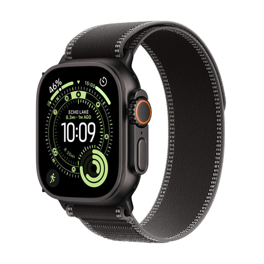 Apple Watch Ultra 3 GPS + Cellular 49mm Black Titanium Case with Black/Charcoal Trail Loop - M/L - iSTYLE.hr