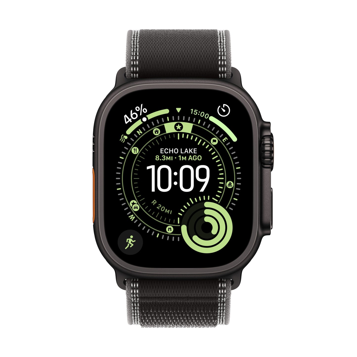Apple Watch Ultra 3 GPS + Cellular 49mm Black Titanium Case with Black/Charcoal Trail Loop - M/L - iSTYLE.hr