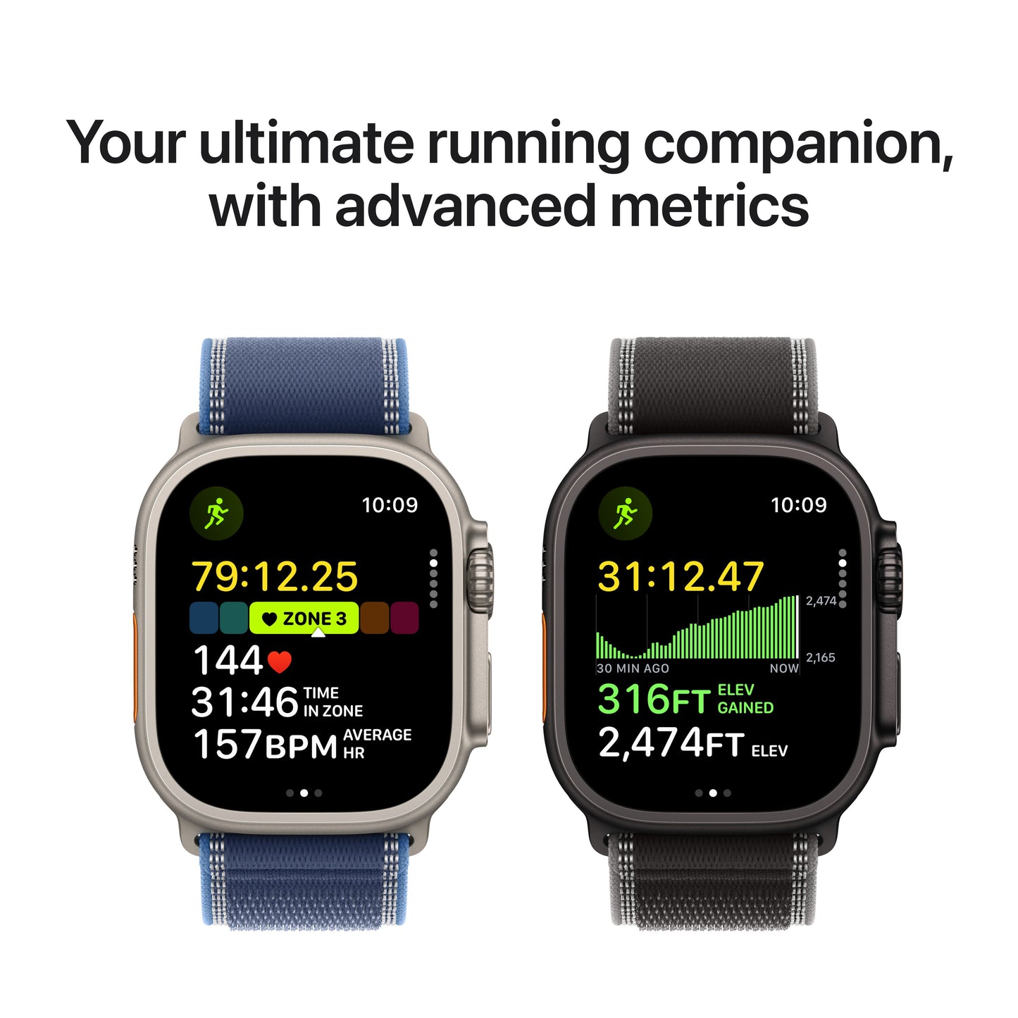 Apple Watch Ultra 3 GPS + Cellular 49mm Black Titanium Case with Black/Charcoal Trail Loop - M/L - iSTYLE.hr