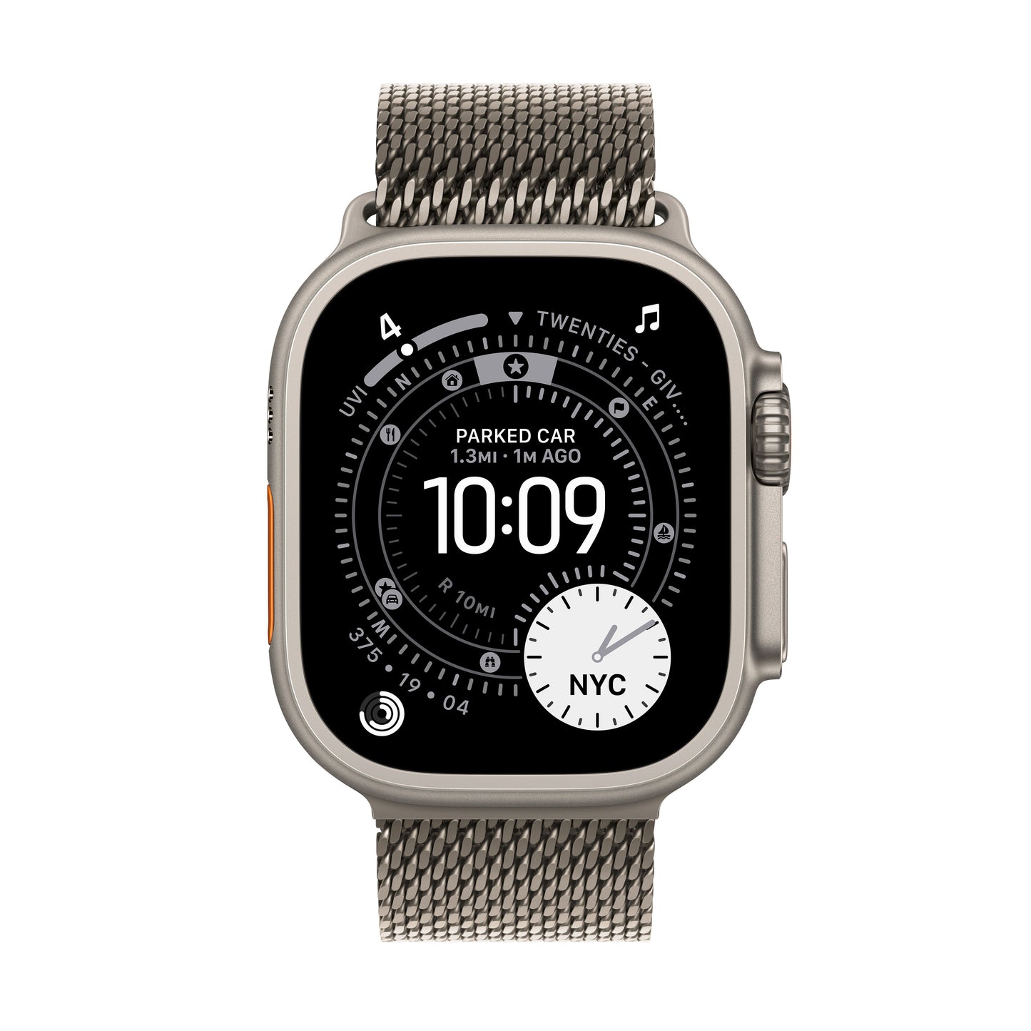 Apple Watch Ultra 3 GPS + Cellular 49mm Natural Titanium Case with Natural Titanium Milanese Loop - Large - iSTYLE.hr