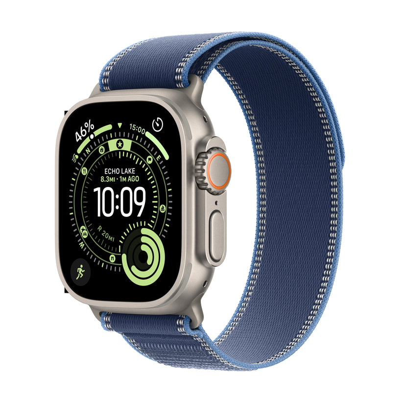 Apple Watch Ultra 3 GPS + Cellular 49mm Natural Titanium Case with Blue/Bright Blue Trail Loop - M/L - iSTYLE.hr