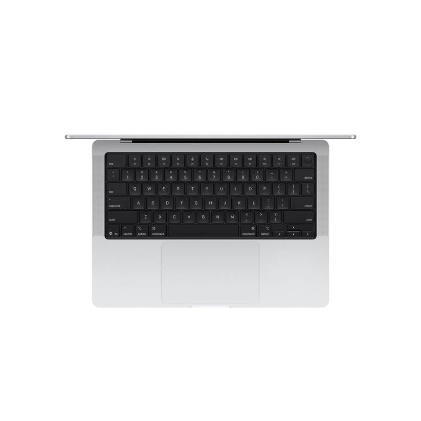 MacBook Pro 14 CTO: Čip M5 s 10-jezgrenim CPU i 10-jezgrenim GPU, 2 TB SSD, 32 GB RAM, Nanotekstura, Međunarodna engleska (QWERTY) - Srebrna - iSTYLE.hr