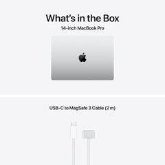MacBook Pro 14 CTO: Čip M5 s 10-jezgrenim CPU i 10-jezgrenim GPU, 1 TB SSD, 32 GB RAM, Nanotekstura, Engleska - Srebrna