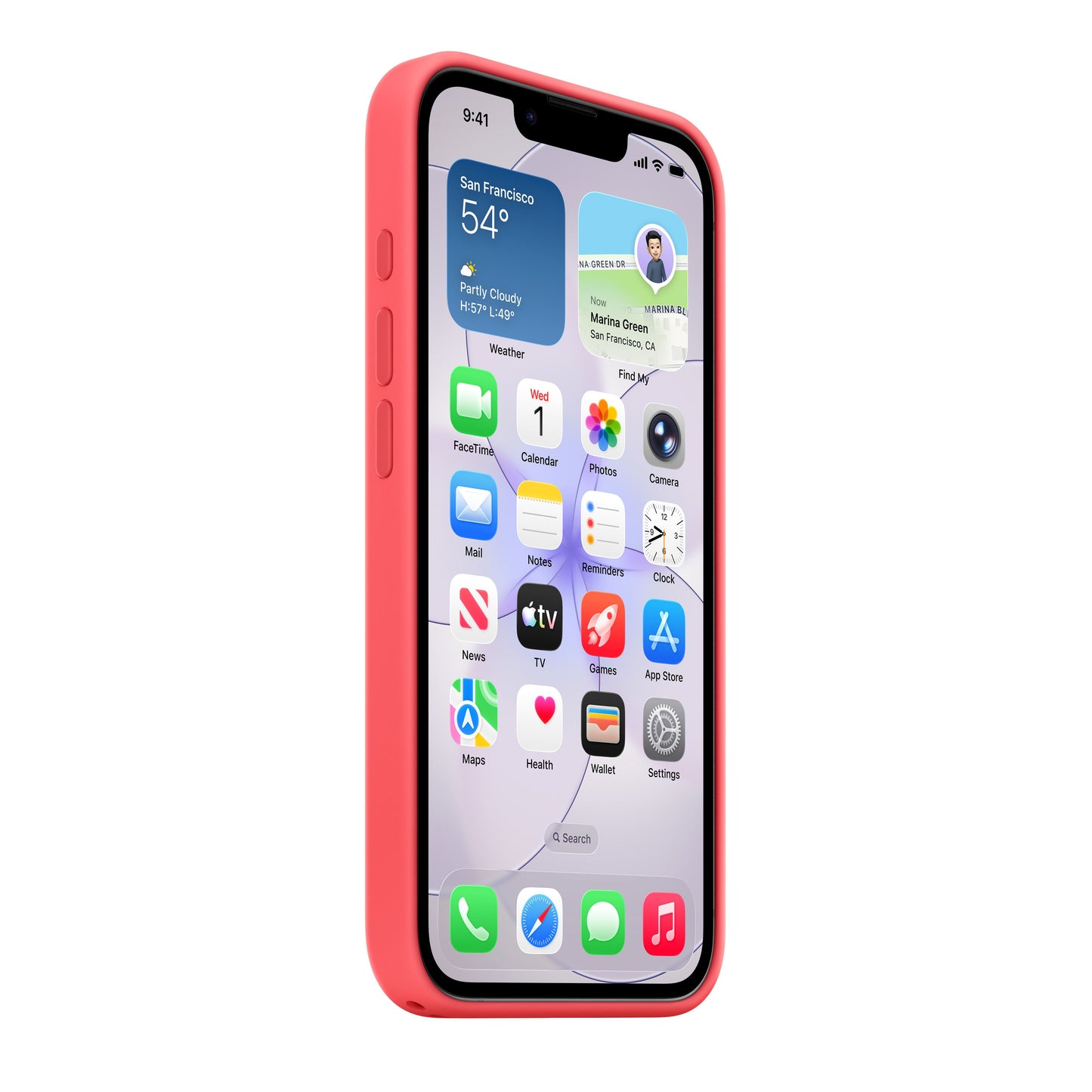 iPhone 17e Silicone Case with MagSafe – Bright Guava - iSTYLE.hr