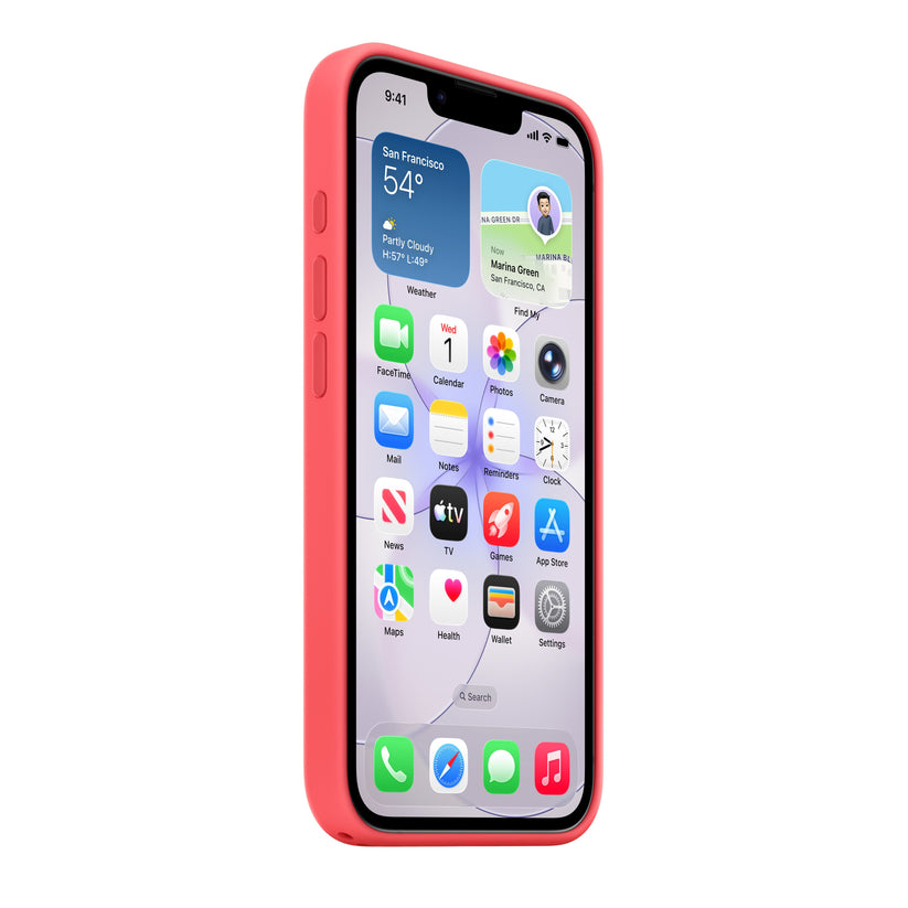 iPhone 17e Silicone Case with MagSafe – Bright Guava - iSTYLE.hr