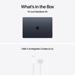15-inch MacBook Air: Apple M5 chip with 10-core CPU and 10-core GPU, 1TB SSD - Midnight - iSTYLE.hr