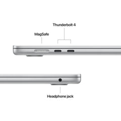 15-inch MacBook Air: Apple M5 chip with 10-core CPU and 10-core GPU, 1TB SSD - Silver - iSTYLE.hr