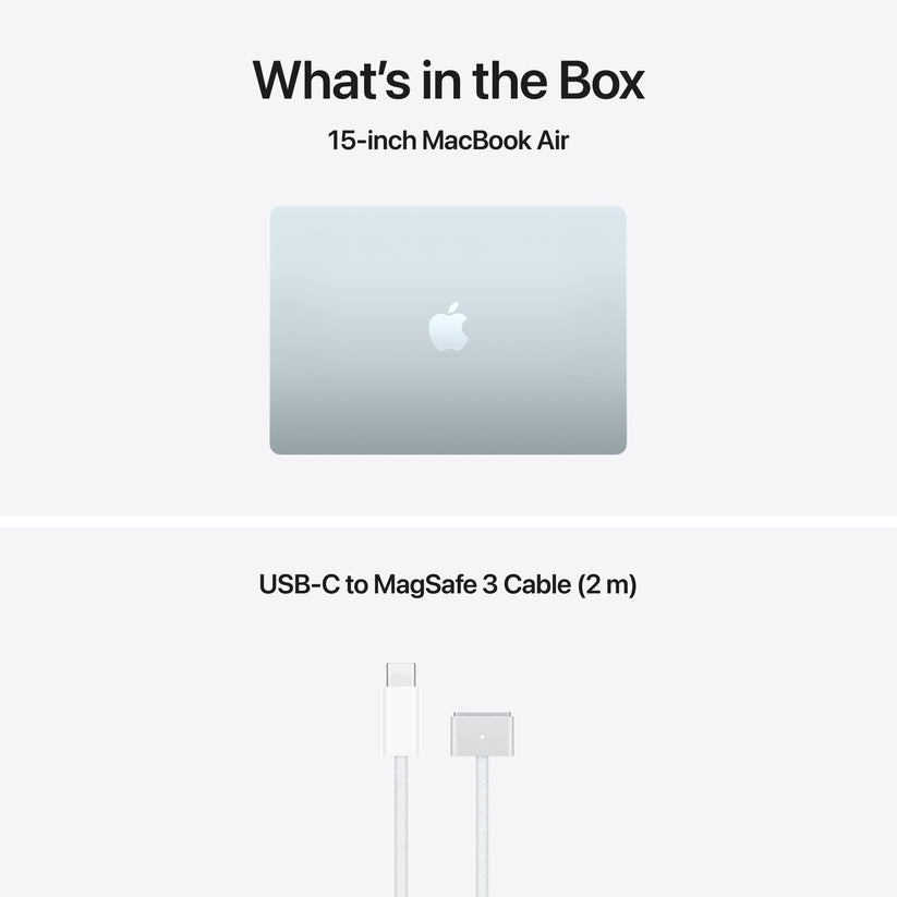 15-inch MacBook Air: Apple M5 chip with 10-core CPU and 10-core GPU, 512GB SSD - Sky Blue - iSTYLE.hr