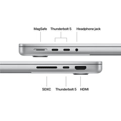 14-inch MacBook Pro: Apple M5 Pro chip with 18-core CPU and 20-core GPU, 2TB SSD - Silver - iSTYLE.hr