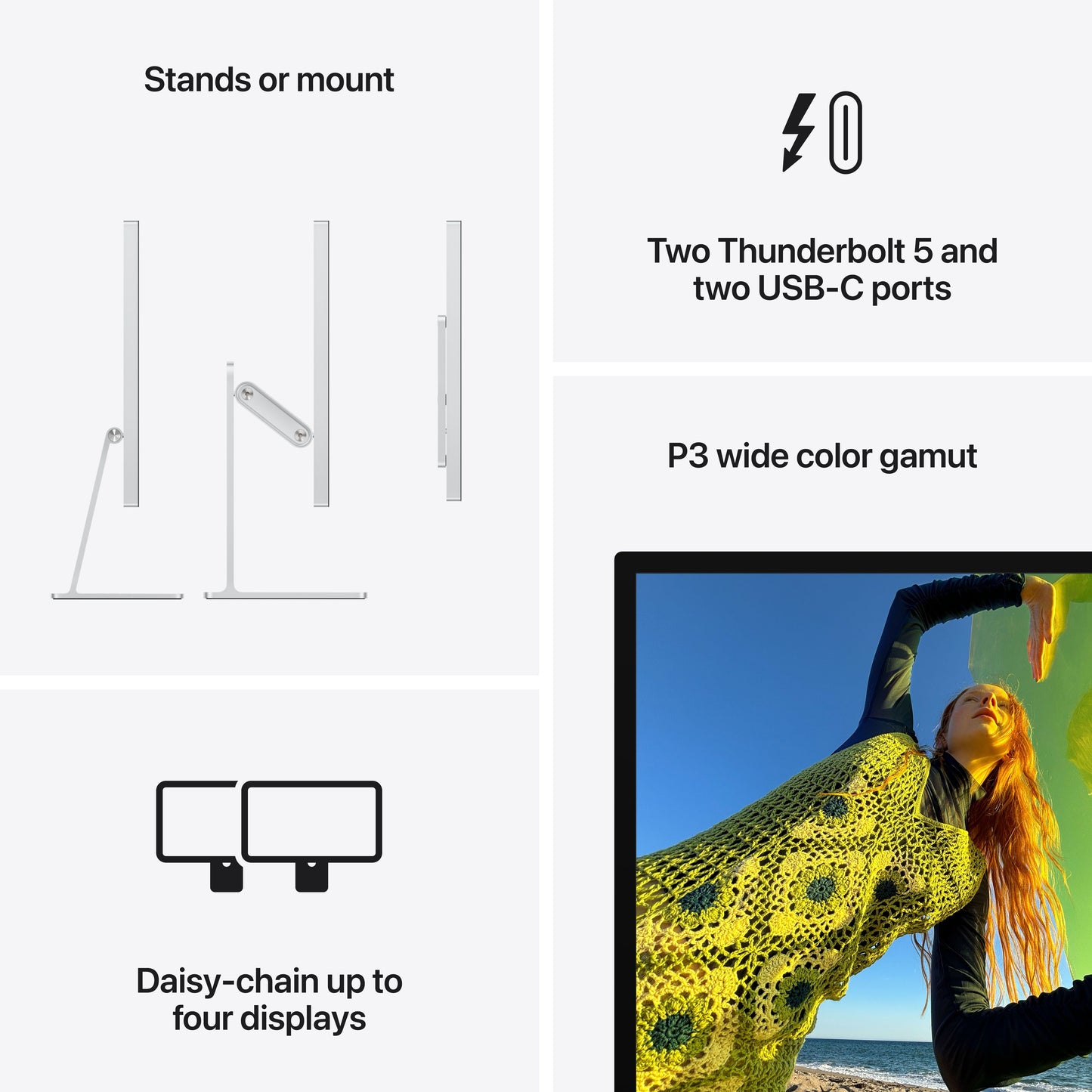Studio Display - Nano-texture glass - Tilt- and height-adjustable stand - iSTYLE.hr