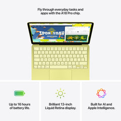 13-inch MacBook Neo: Apple A18 Pro chip with 6‑core CPU and 5‑core GPU, Magic Keyboard, 256GB SSD - Indigo - iSTYLE.hr