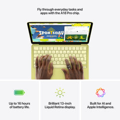 13-inch MacBook Neo: Apple A18 Pro chip with 6‑core CPU and 5‑core GPU, Magic Keyboard with Touch ID, 512GB SSD - Indigo - iSTYLE.hr