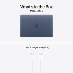 13-inch MacBook Neo: Apple A18 Pro chip with 6‑core CPU and 5‑core GPU, Magic Keyboard with Touch ID, 512GB SSD - Indigo - iSTYLE.hr
