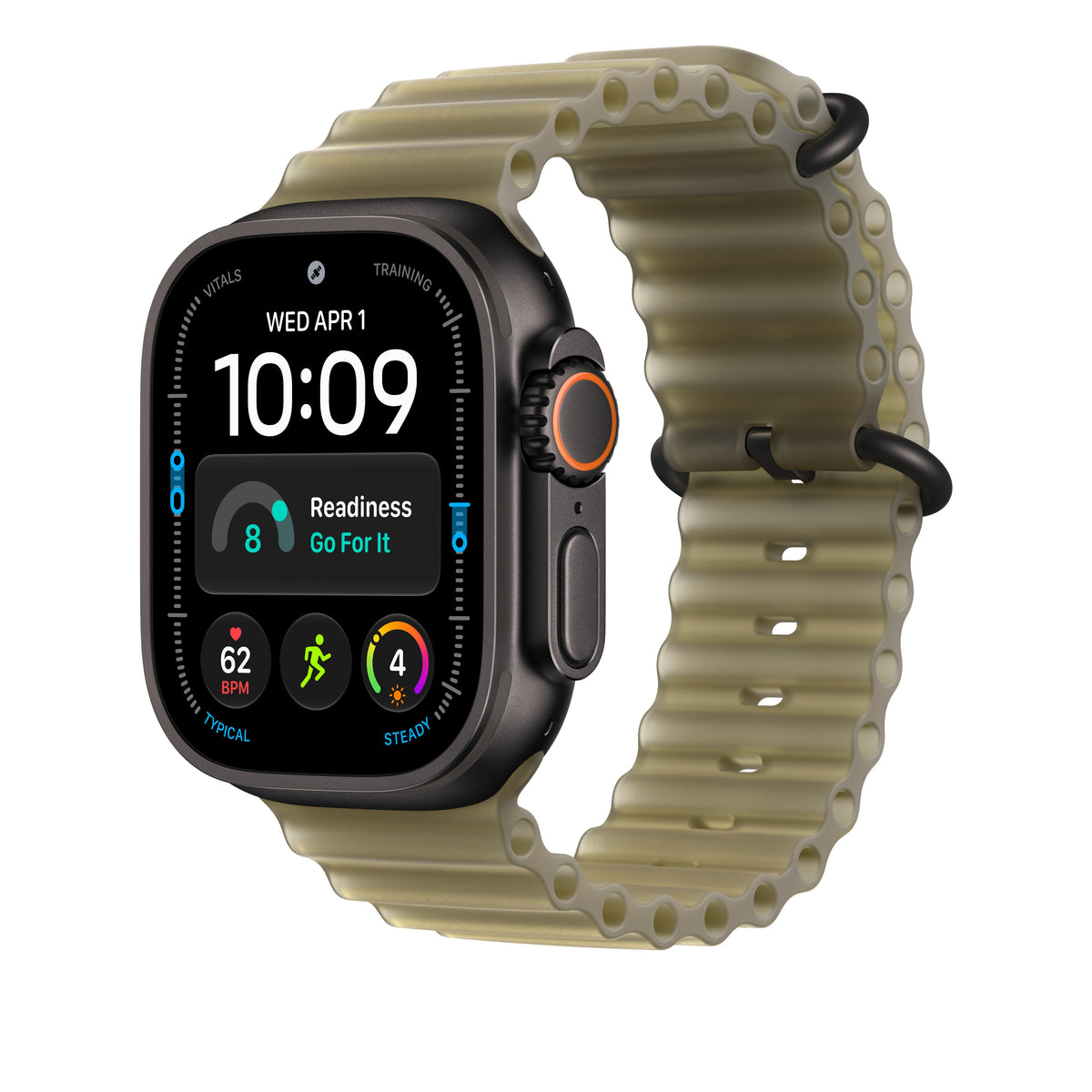 49mm Translucent Kelp Ocean Band Extension - Black Titanium Finish - iSTYLE.hr