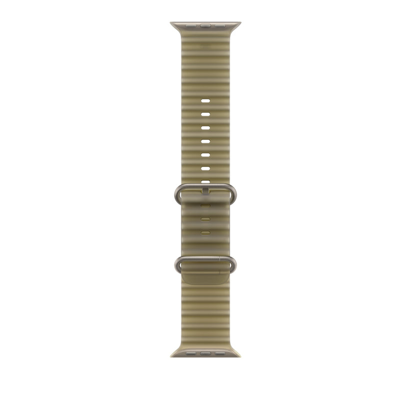 49mm Translucent Kelp Ocean Band - Natural Titanium Finish - iSTYLE.hr