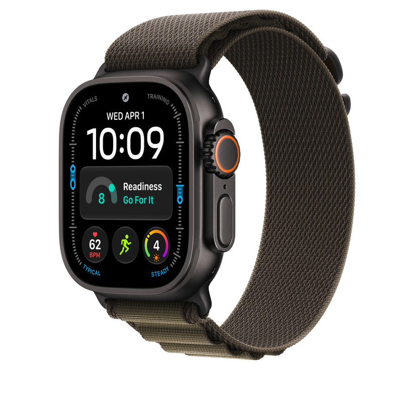 49mm Dark Olive Alpine Loop - Large - Black Titanium Finish - iSTYLE.hr