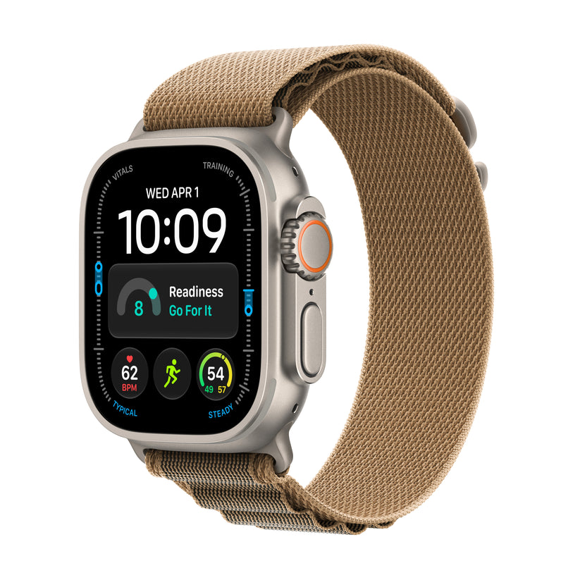 Apple Watch Ultra 4 GPS + Cellular 49mm Natural Titanium Case with Desert Alpine Loop - S - iSTYLE.hr
