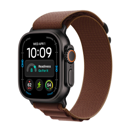 Apple Watch Ultra 4 GPS + Cellular 49mm Black Titanium Case with Burgundy Alpine Loop - S - iSTYLE.hr