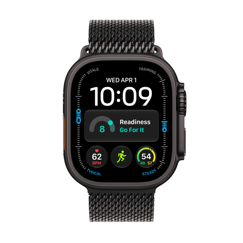 Apple Watch Ultra 4 GPS + Cellular 49mm Black Titanium Case with Black Titanium Milanese Loop - L - iSTYLE.hr