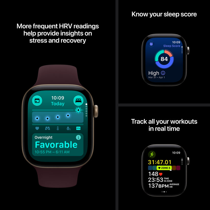 Apple Watch Series 12 GPS + Cellular 42mm Dark Bronze Aluminium Case with Dark Bronze Milanese Loop - iSTYLE.hr